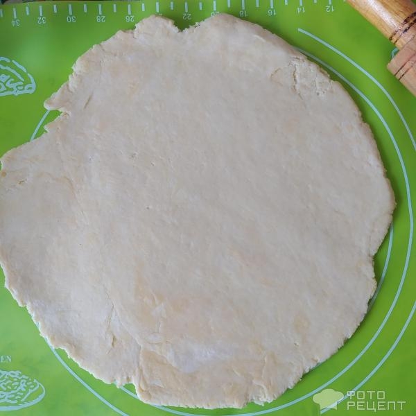 Рецепт: Галета фруктовая - С персиками и малиной