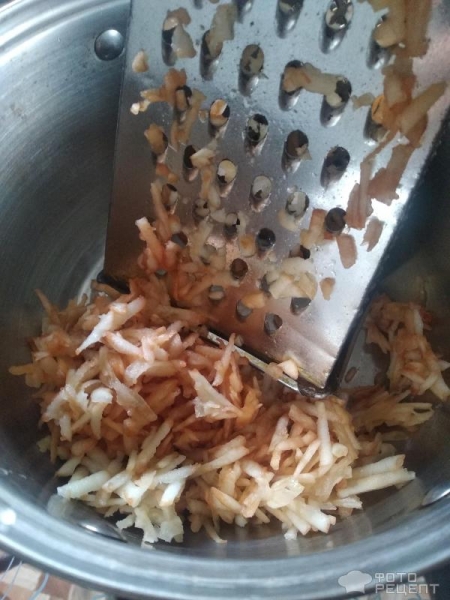 Рецепт: Яблочное варенье - протертое на тёрке Рецепт: Яблочное варенье - протертое на тёрке