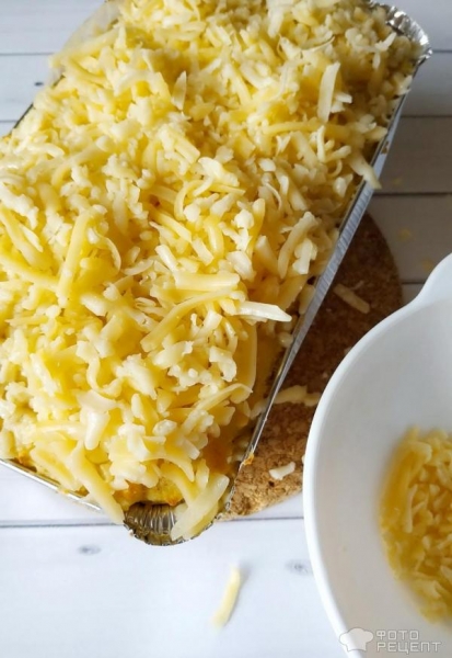 Рецепт: Картофельная запеканка с мясным фаршем - и овощами