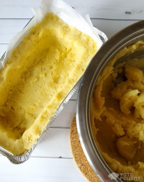 Рецепт: Картофельная запеканка с мясным фаршем - и овощами