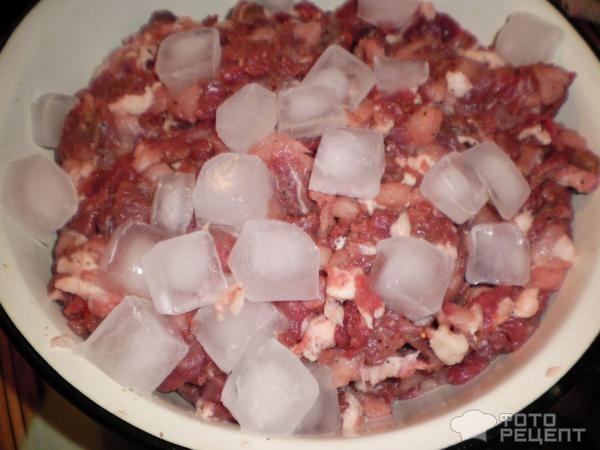 Рецепт: Колбаса домашняя - В натуральной оболочке!