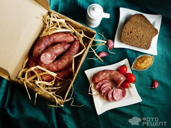 Рецепт: Краковская вареная - колбаса в домашних условиях Рецепт: Краковская вареная - колбаса в домашних условиях