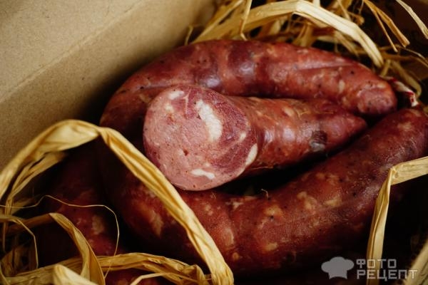 Рецепт: Краковская вареная - колбаса в домашних условиях Рецепт: Краковская вареная - колбаса в домашних условиях