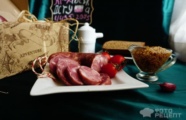 Рецепт: Краковская вареная - колбаса в домашних условиях Рецепт: Краковская вареная - колбаса в домашних условиях