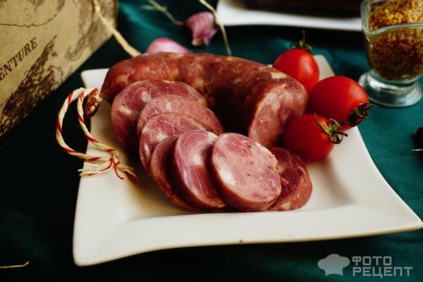 Рецепт: Краковская вареная - колбаса в домашних условиях Рецепт: Краковская вареная - колбаса в домашних условиях