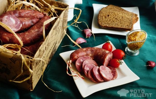 Рецепт: Краковская вареная - колбаса в домашних условиях Рецепт: Краковская вареная - колбаса в домашних условиях