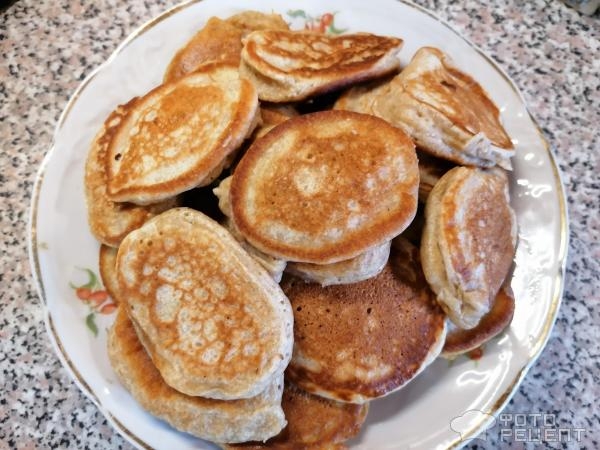 Рецепт: Оладьи из ржаной муки - Ржано-пшеничные на ацидофилине