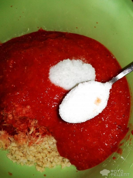 Рецепт: Острая приправа "Хреновина" - Быстрая и вкусная. Убережет от простуды