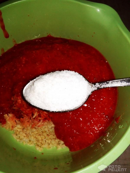 Рецепт: Острая приправа "Хреновина" - Быстрая и вкусная. Убережет от простуды