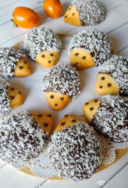 Рецепт: Печенье "Ежики" - готовим вместе с детьми Рецепт: Печенье "Ежики" - готовим вместе с детьми