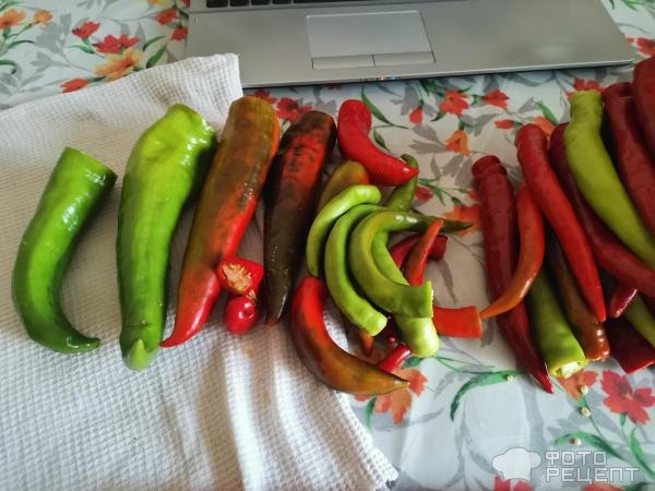 Рецепт: Перец маринованный острый - В кисло-сладком маринаде Рецепт: Перец маринованный острый - В кисло-сладком маринаде