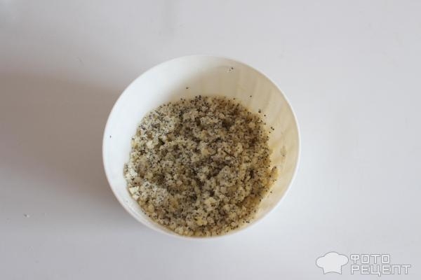 Рецепт: Пирог со сливами - С кокосовой мукой и маком Рецепт: Пирог со сливами - С кокосовой мукой и маком