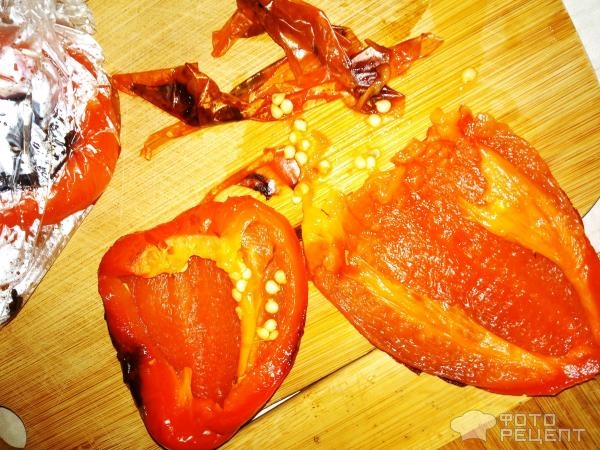 Рецепт: Салат из запеченных перцев - С сыром и рукколой:пикантно и очень вкусно Рецепт: Салат из запеченных перцев - С сыром и рукколой:пикантно и очень вкусно