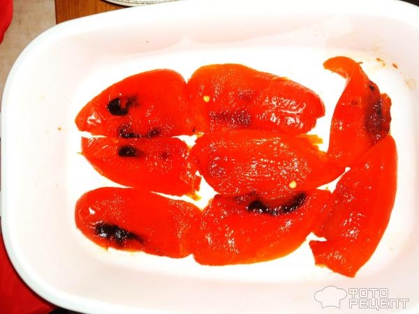 Рецепт: Салат из запеченных перцев - С сыром и рукколой:пикантно и очень вкусно Рецепт: Салат из запеченных перцев - С сыром и рукколой:пикантно и очень вкусно