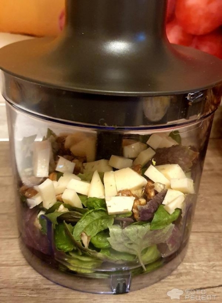 Рецепт: Соус "Песто" - домашний Песто с грецкими орехами