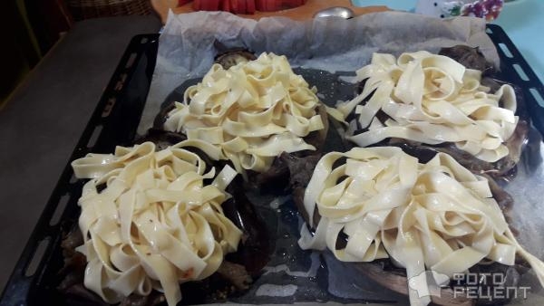 Рецепт: Тельятелле в баклажане - - новое слово в кулинарии