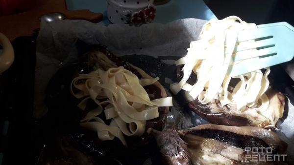 Рецепт: Тельятелле в баклажане - - новое слово в кулинарии