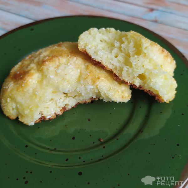 Рецепт: Творожно-кокосовое печенье - На рисовой муке