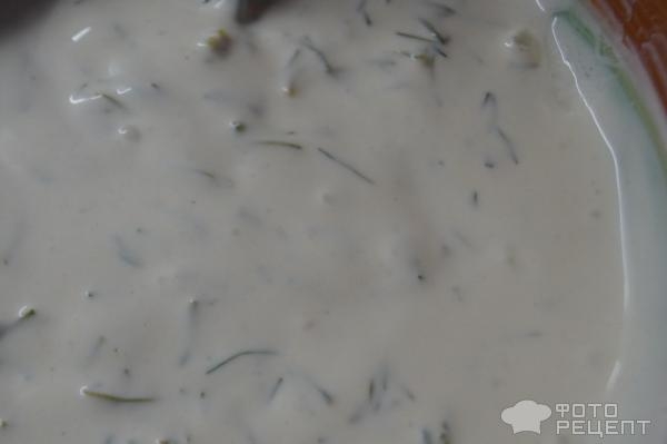 Рецепт: Запеченное филе минтая - в сметане с укропом Рецепт: Запеченное филе минтая - в сметане с укропом