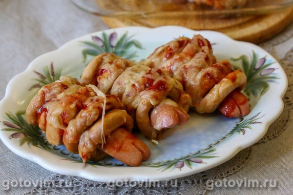 Сосиски в сушках Сосиски в сушках