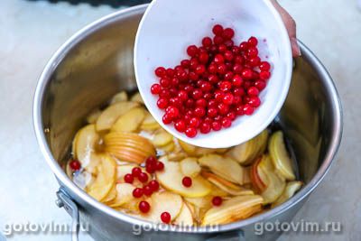 Варенье из калины с яблоками