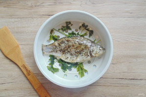 Карась на пару