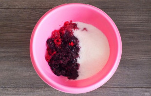 Клюква с черноплодной рябиной на зиму