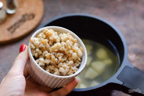 Крестьянский суп с перловкой