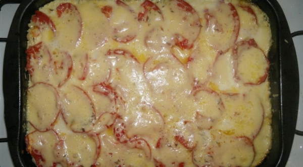 Запеканка из цветной капусты с помидорами, пошаговый рецепт с фото