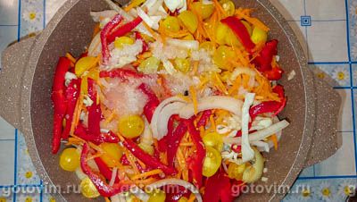 Салата из капусты и помидоров на зиму