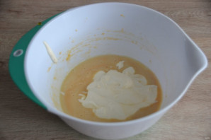 Муссовый яблочный торт