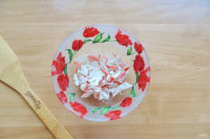 Салат с курицей и маринованными огурцами