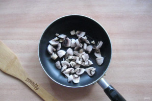 Омлет с брокколи и грибами