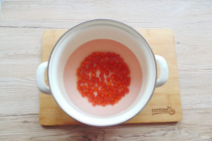 Грушевый компот с рябиной на зиму