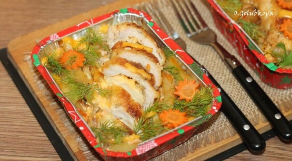 Сочная свинина и картофель в сливочном соусе, пошаговый рецепт с фото