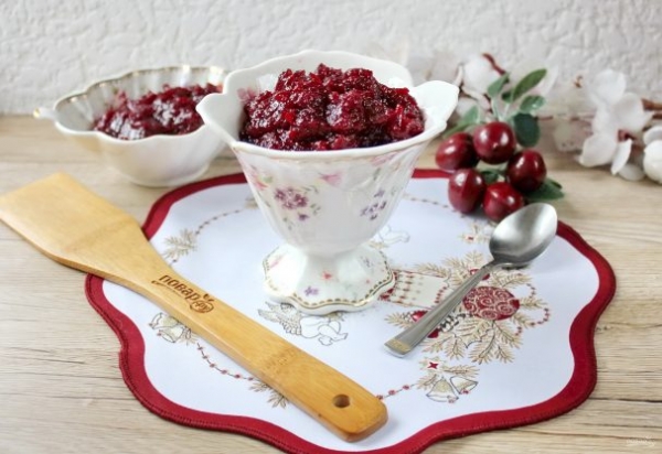 Конфитюр из вишни с агар-агаром Конфитюр из вишни с агар-агаром