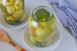 Яблоки, моченые на зиму