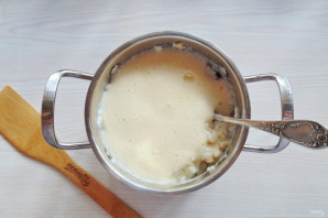 Рисовая запеканка с яблоком в мультиварке