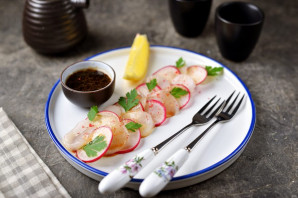 Карпаччо из гребешка