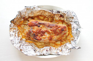 Буженина с яблоками