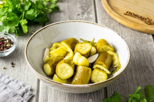 Турша из огурцов Турша из огурцов