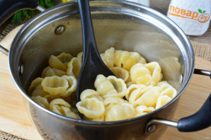 Макароны с фаршем и кабачками Макароны с фаршем и кабачками