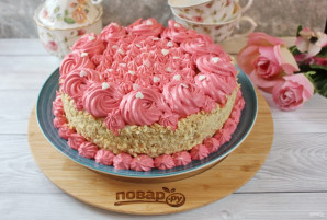 Медовый торт с вишней Медовый торт с вишней