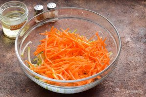 Салат из тыквы и кабачка