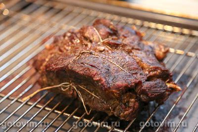 Говядина, приготовленная низкотемпературным способом