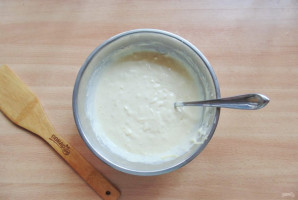 Оладьи с грушей и яблоком