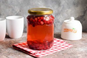 Компот из клюквы на зиму Компот из клюквы на зиму