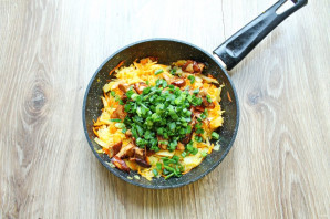 Тушеная капуста с белыми грибами