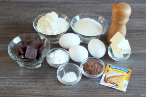 Шоколадное печенье с кракелюрами Шоколадное печенье с кракелюрами