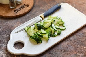 Салат со стручковой фасолью без майонеза